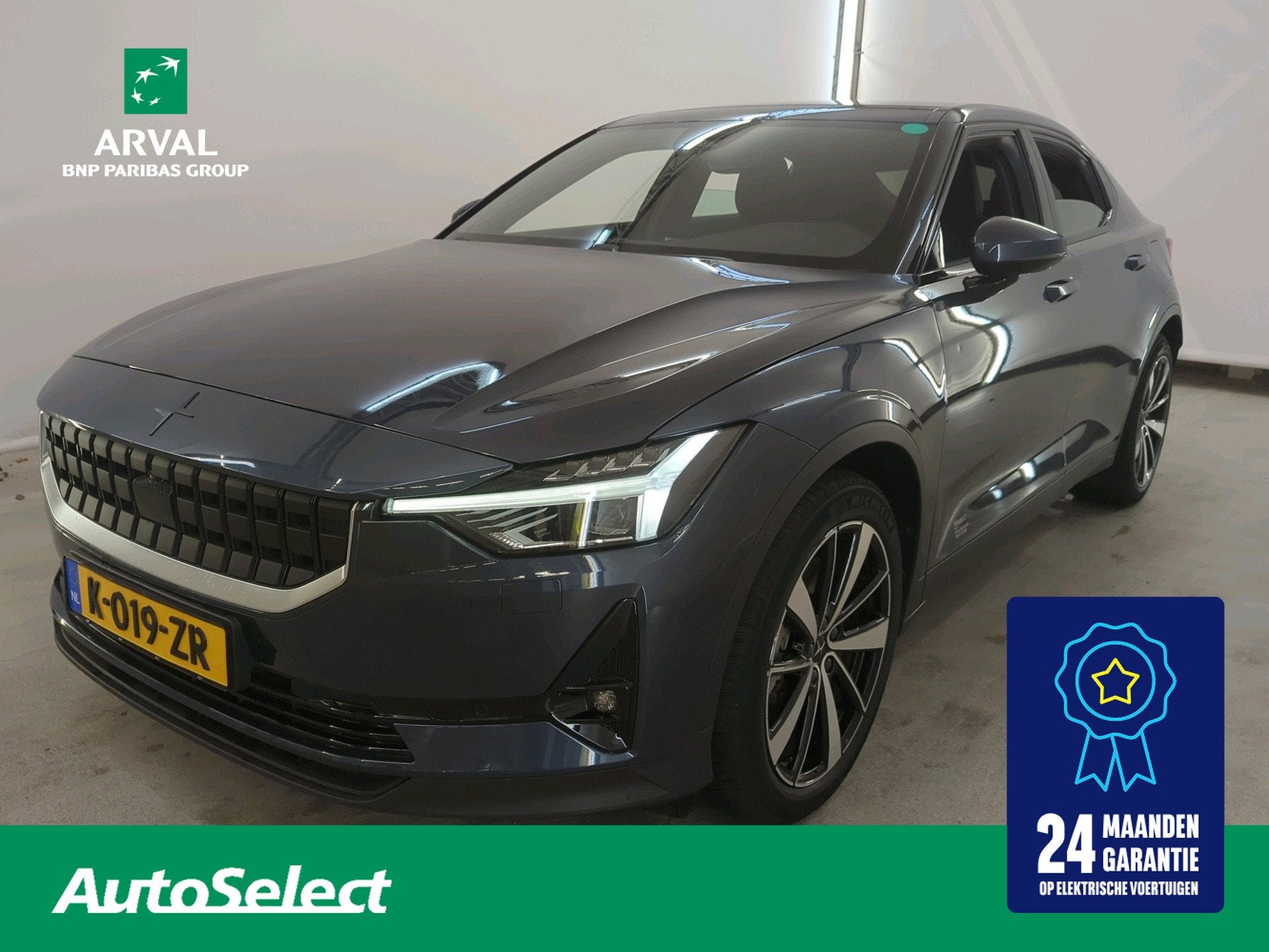 Polestar 2 78kWh 408pk Long Range Dual Motor Launch Edition, Polestar 2, Gebruikt, Zwart, Blauw