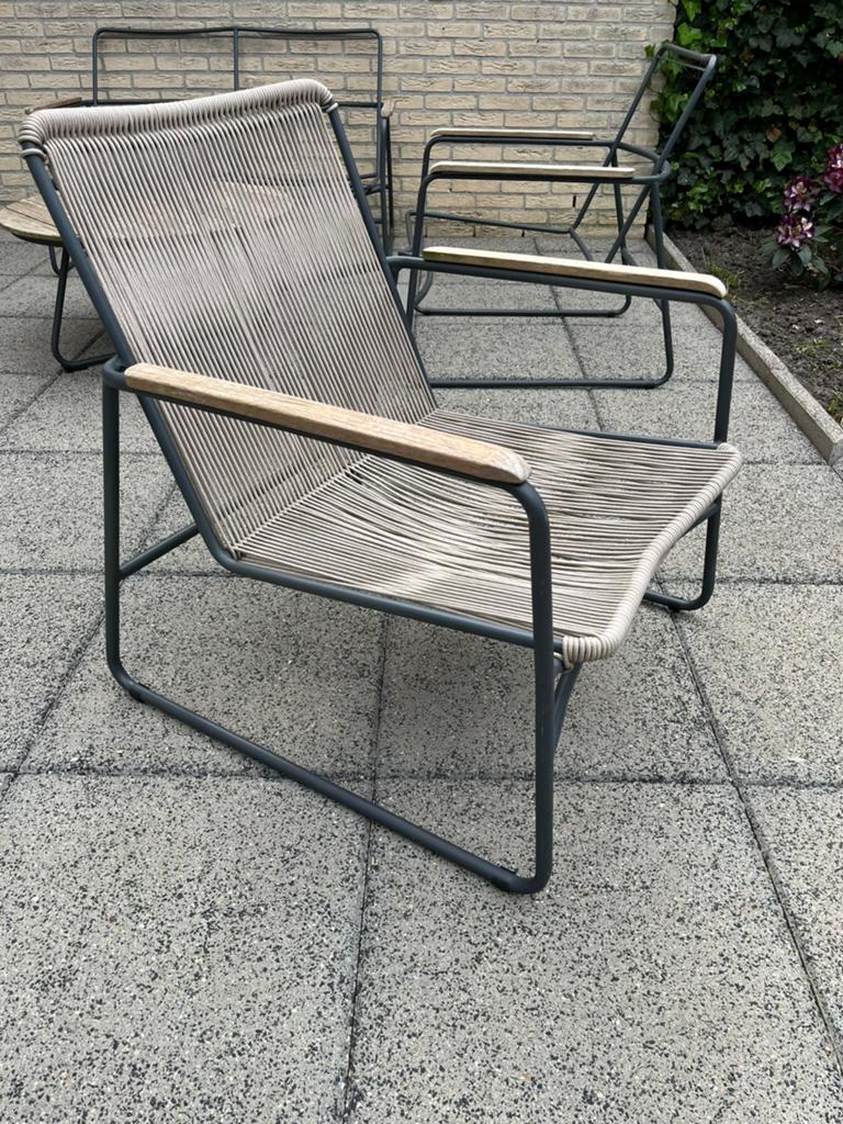 Loungeset Exotan Rope - opnieuw te bedraden, Ophalen, Gebruikt, Loungeset, 8 zitplaatsen