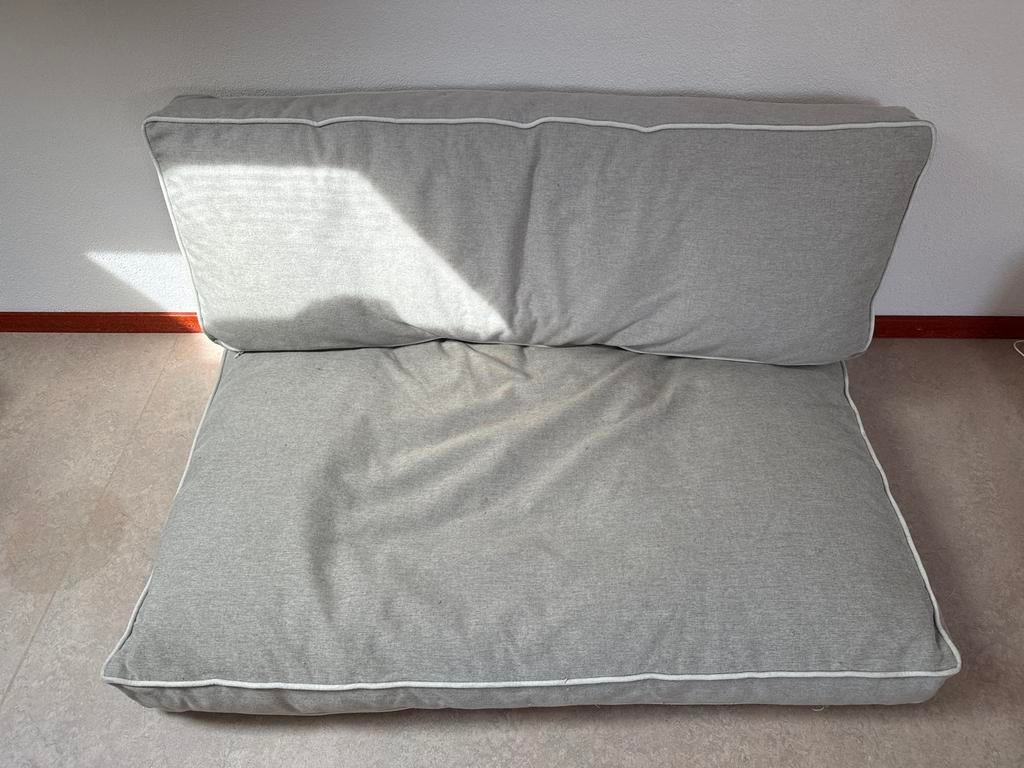 2 paar palletkussens, nauwelijks gebruikt, Ophalen, Gebruikt