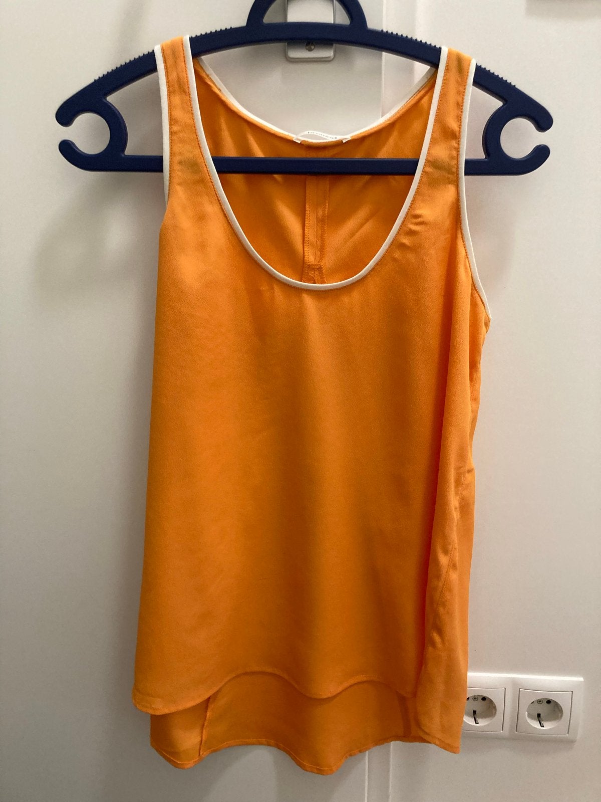 Promod oranje top zonder mouwen, Kleding | Dames, Oranje, Ophalen of Verzenden, Zo goed als nieuw, Maat 36 (S)