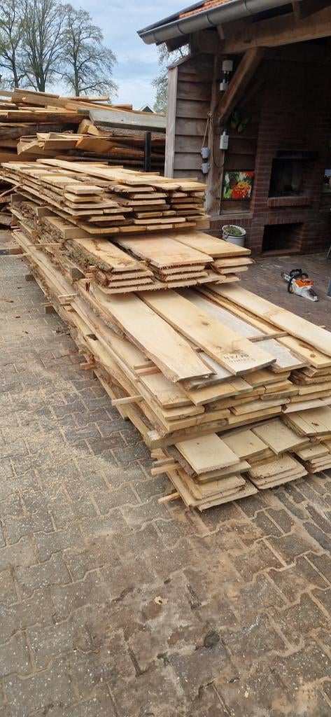 Eiken schaaldelen eiken planken schutting planken wangkant, Ophalen, Minder dan 25 mm, Eiken, Plank