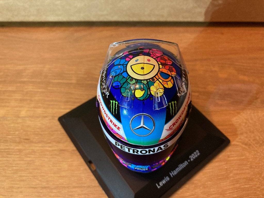 ✅ Lewis Hamilton 1:5 helm 2022 Japanse GP W13 Mercedes F1, Verzamelen, Ophalen of Verzenden, Nieuw, Formule 1