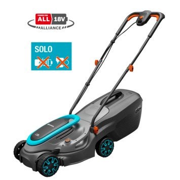 GARDENA PowerMax 32/18V P4A Grasmaaier, Cirkelmaaier, GARDENA Manufacturing GmbH, Mulchfunctie, Accu-grasmaaier