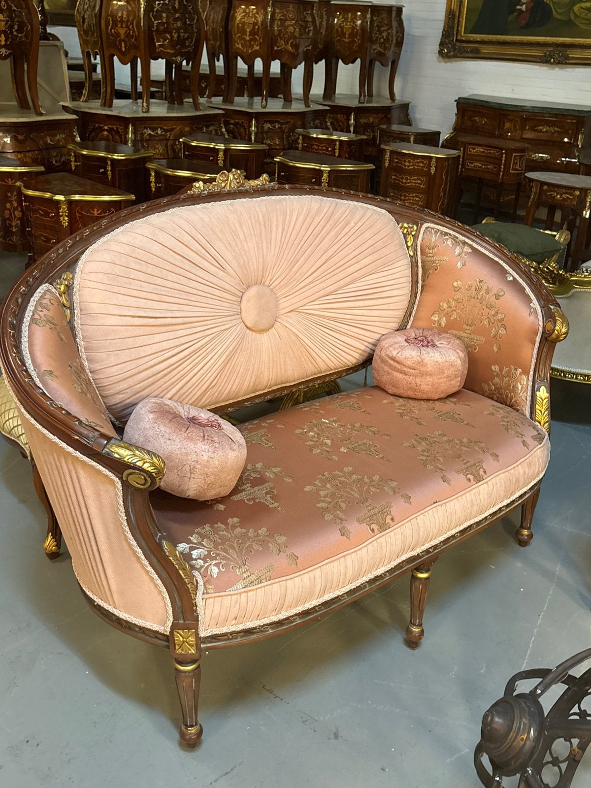 Love bank oud rose nostalgie, Ophalen of Verzenden