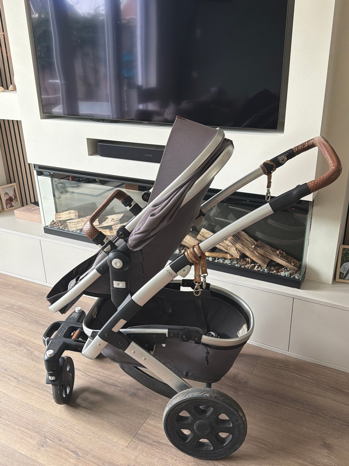 Joolz Geo kinderwagen met reiswieg en adapters, Gebruikt, Combiwagen, Met reiswieg, Ophalen