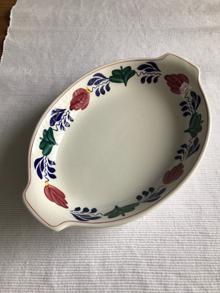 Boerenbont / Brabants bont broodschaal, Huis en Inrichting, Keuken | Servies, Overige merken, Landelijk/Boerenbont, Ophalen of Verzenden