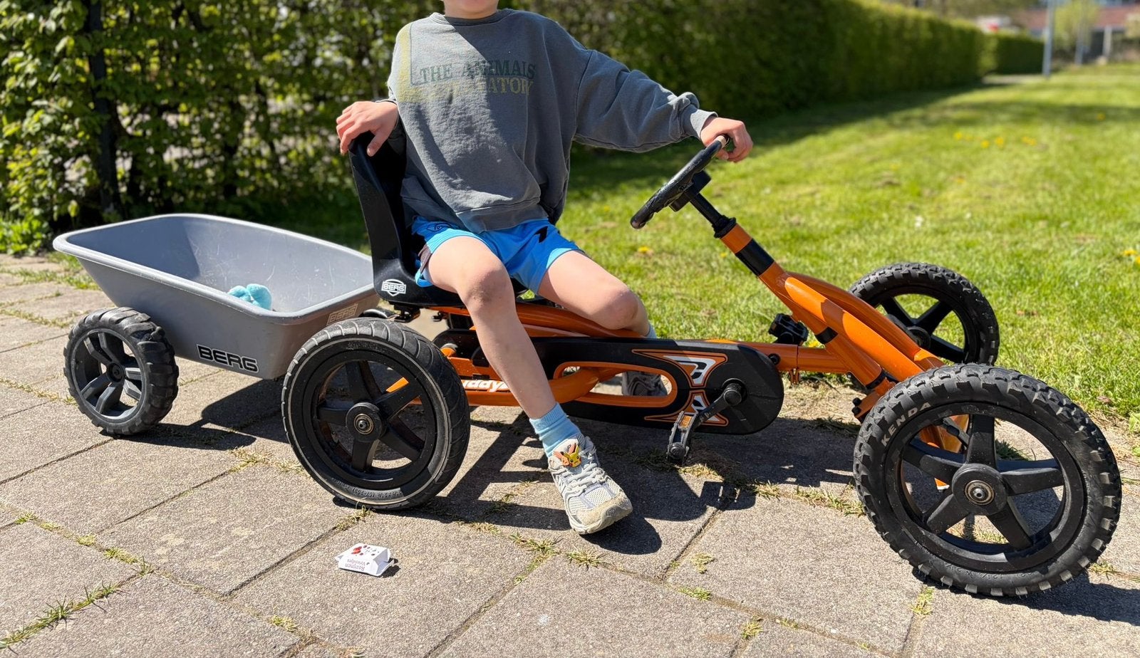 Berg buddy skelter, Kinderen en Baby's, Speelgoed | Buiten | Skelters, Ophalen, Gebruikt, Berg, Met kar of aanhanger
