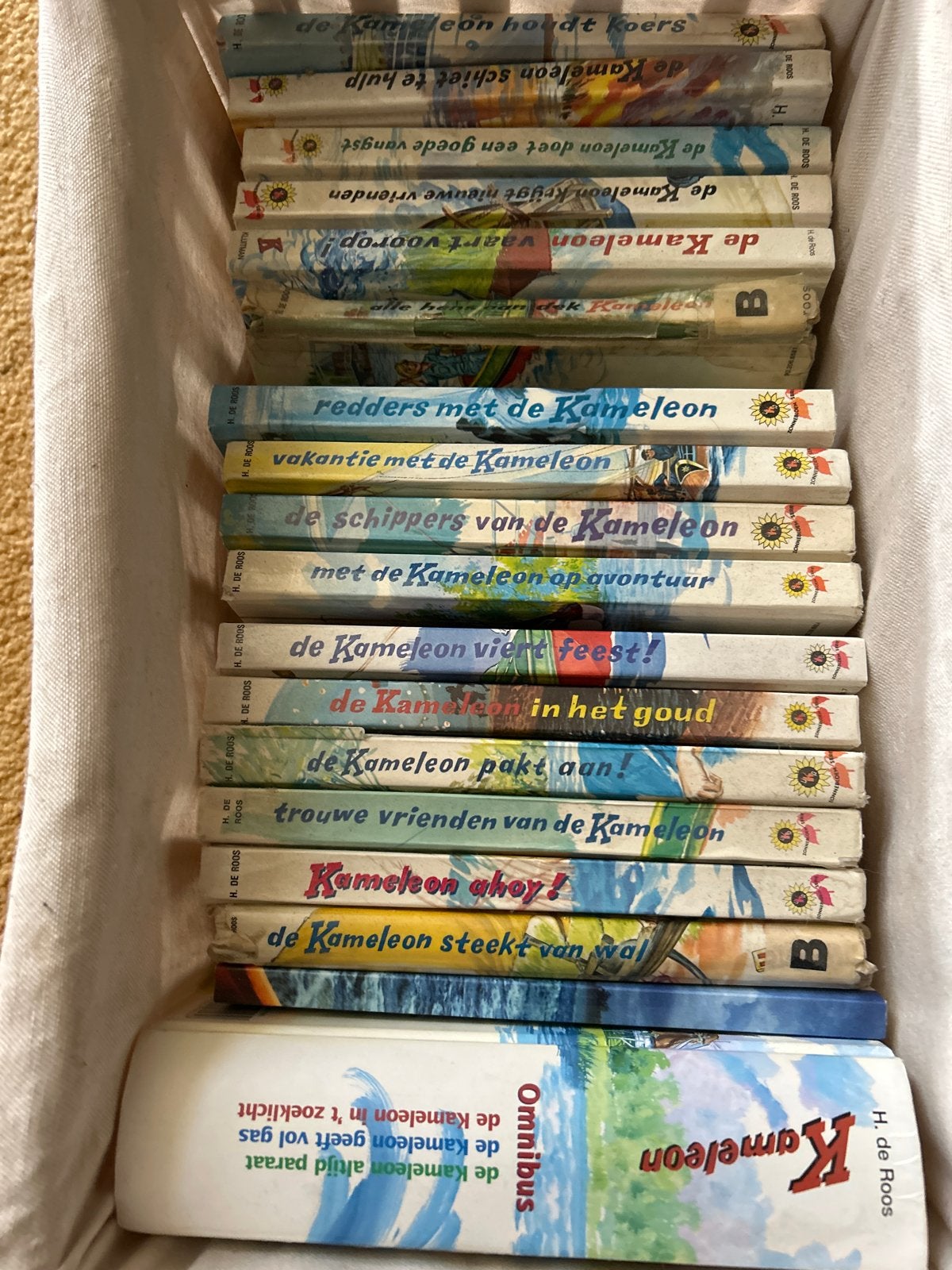 Grote collectie Kameleon boeken - H. de Roos, Ophalen, Gelezen, Fictie algemeen