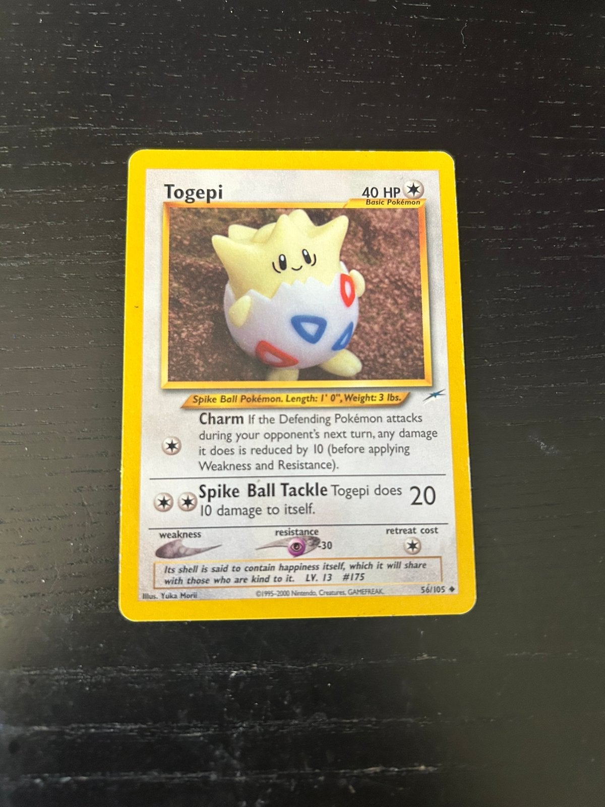 Togepi (56) Neo Destiny, Ophalen of Verzenden, Zo goed als nieuw, Losse kaart