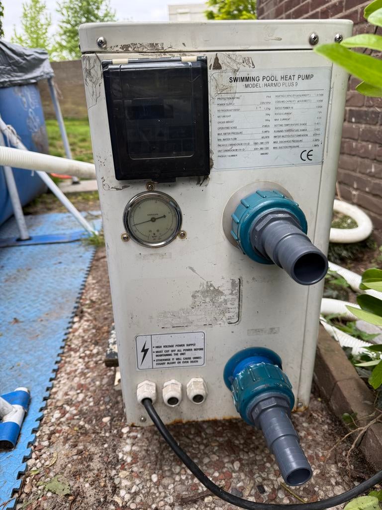 Harmo Plus 9 Zwembad Warmtepomp - 9KW (defect), Ophalen, Niet werkend, Verwarmen