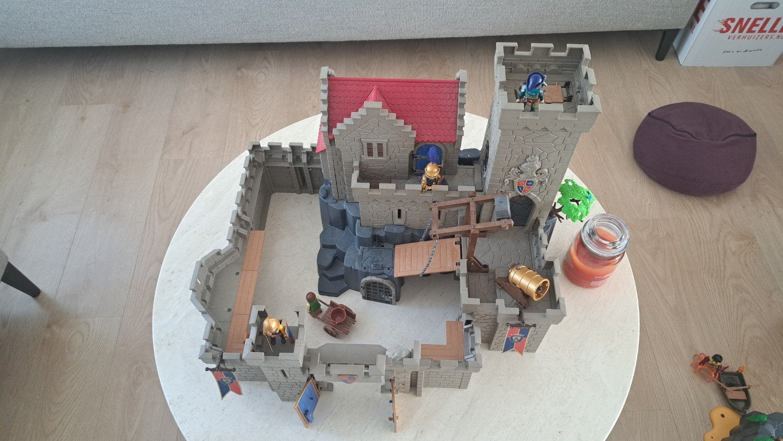 MEGA playmobil leeuwen kasteel, Kinderen en Baby's, Speelgoed | Playmobil, Gebruikt, Complete set, Ophalen of Verzenden, Kasteel/Fort