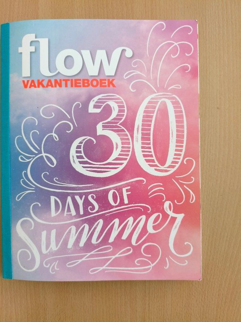 Flow Vakantieboek 30 Days of Summer, Ophalen of Verzenden, Nieuw, Damesbladen