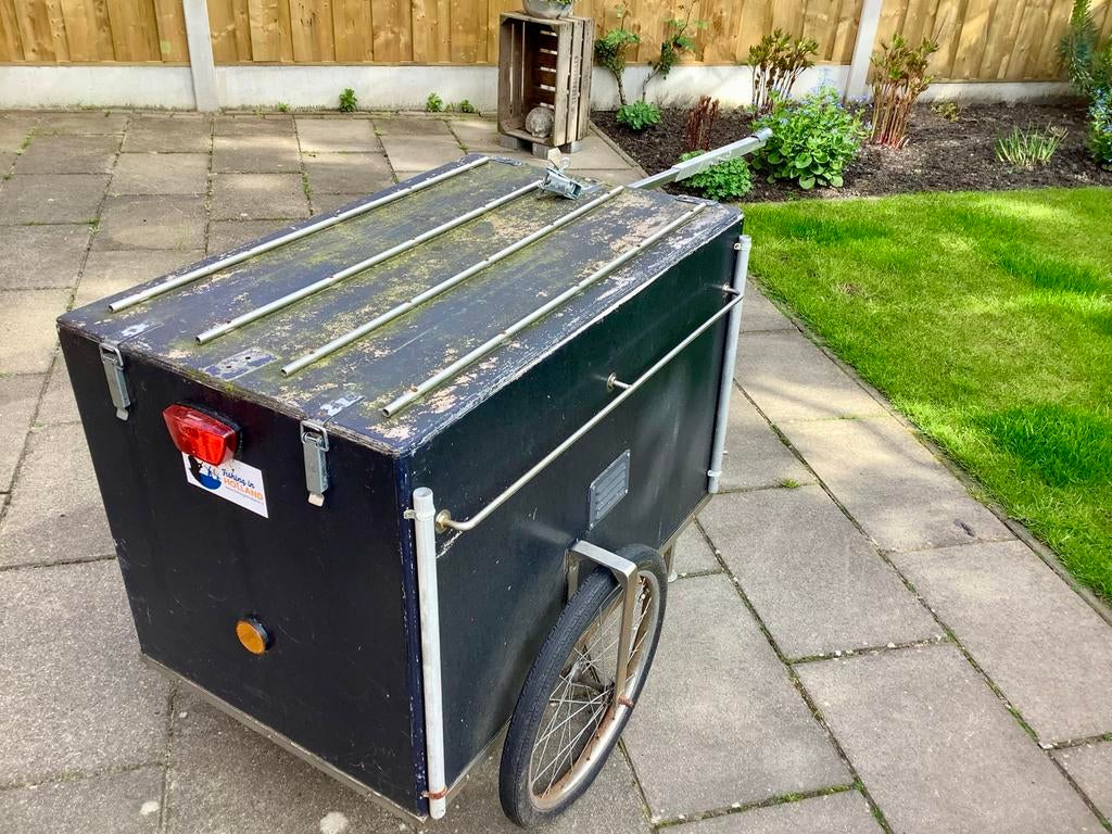 Fietskar / Viskar (opknapper), Fietsen en Brommers, Fietsaccessoires | Aanhangers en Karren, Ophalen, Gebruikt, Bagagekar, 40 tot 60 kg