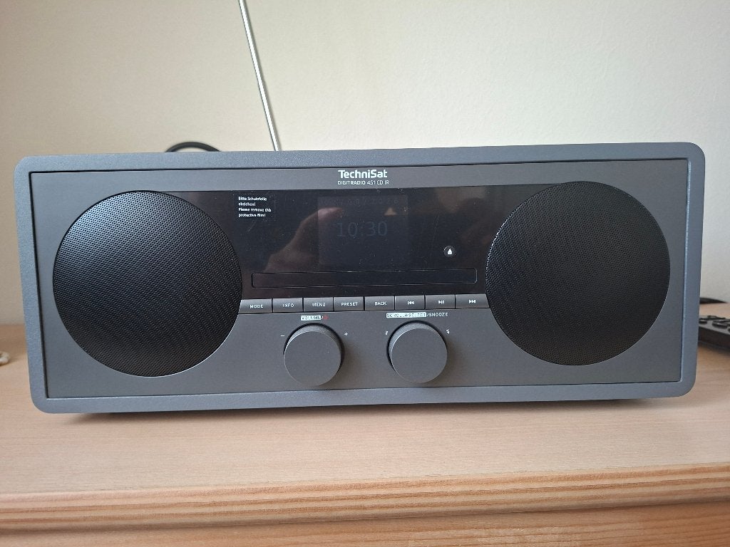 Technisat Digitradio 451 CD IR, Ophalen, Zo goed als nieuw, Radio, Met cd-speler