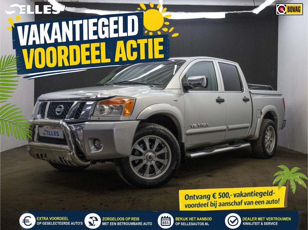 Nissan TITAN, Euro 5, Stof, Gebruikt, 8 cilinders