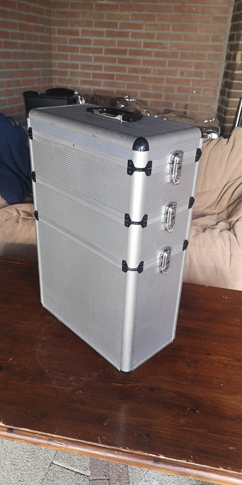 Aluminum Trolley Case / Modular - on Wheels (75x45x25 cm), Ophalen of Verzenden, Zo goed als nieuw