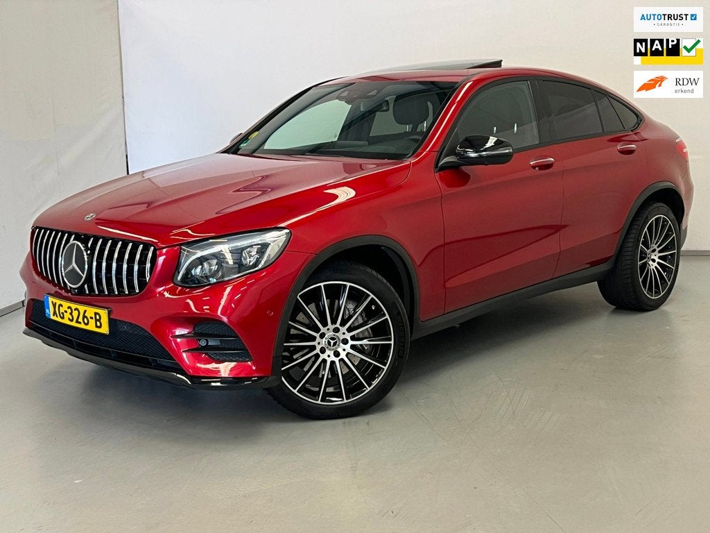 Mercedes-Benz GLC-klasse Coupé 250d / AMG / Schuifdak / Luc, Auto's, Mercedes-Benz, Automaat, Gebruikt, 4 cilinders, Automatische klimaatregeling