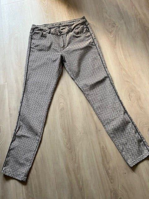 PARA MI leuke bruin/beige lange broek, high waist 46/32, Para Mi, Verzenden, Beige, Maat 46/48 (XL) of groter