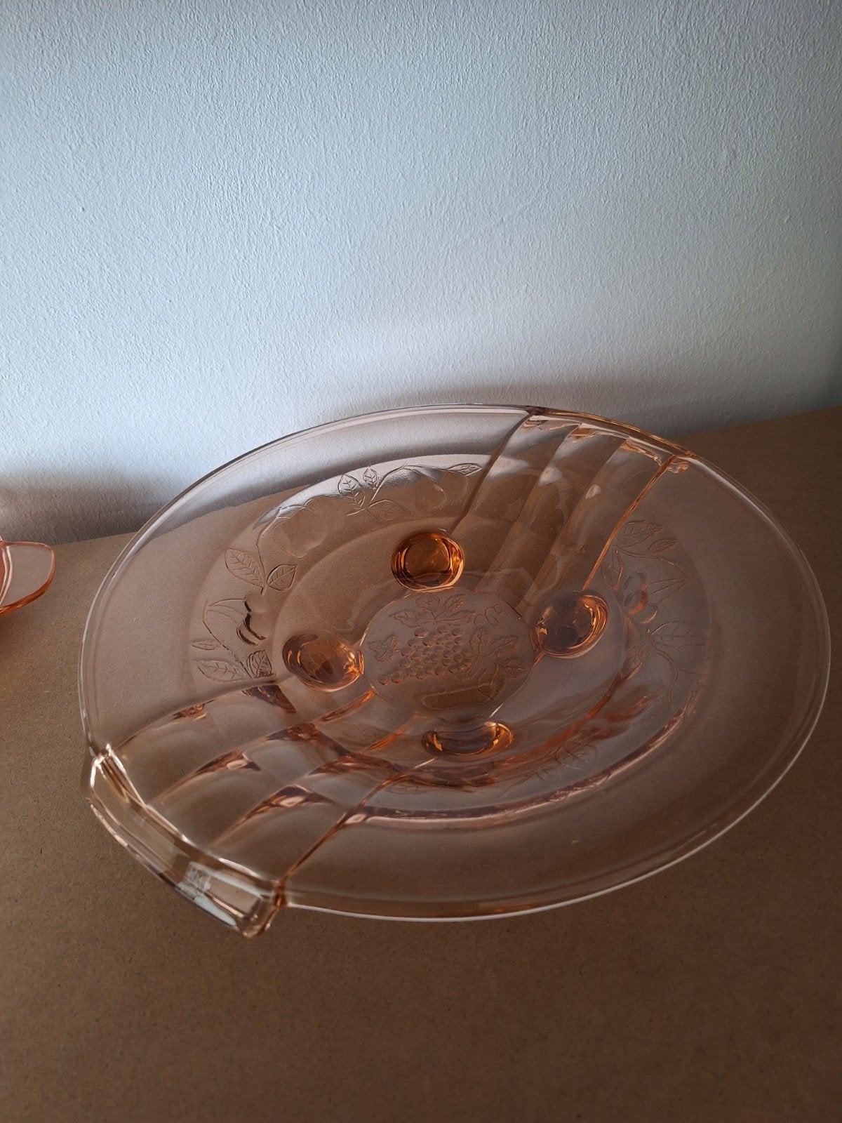 Fruitschaal art deco, Ophalen