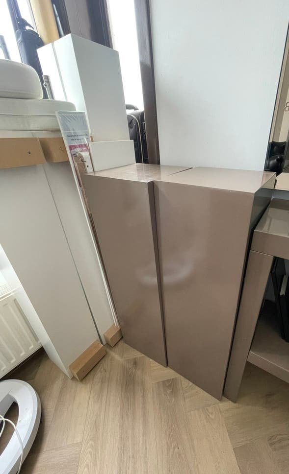 Presentatiezuil l | Taupe Metallic | Per Stuk Verkocht, Ophalen, Gebruikt