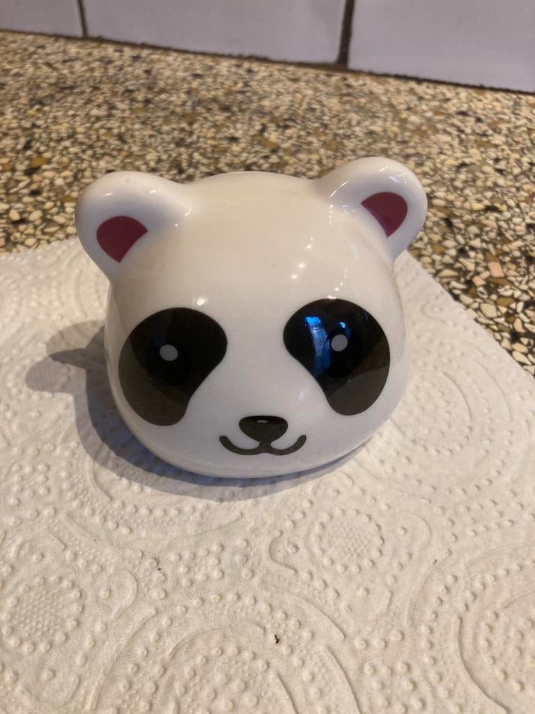 Spaarpotje Panda, Ophalen of Verzenden, Zo goed als nieuw, Steen, Aardewerk of Keramiek, Dier
