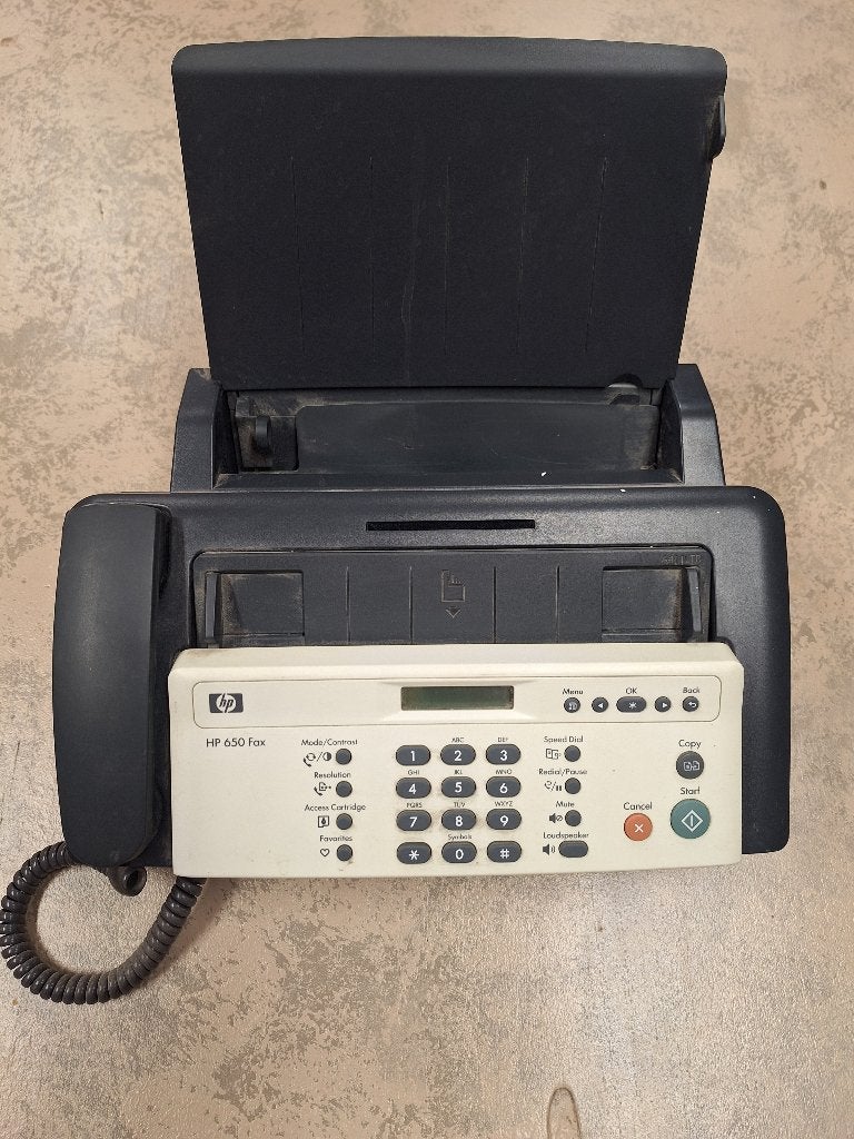 Fax hp 650 fax, Ophalen, Zo goed als nieuw, Fax