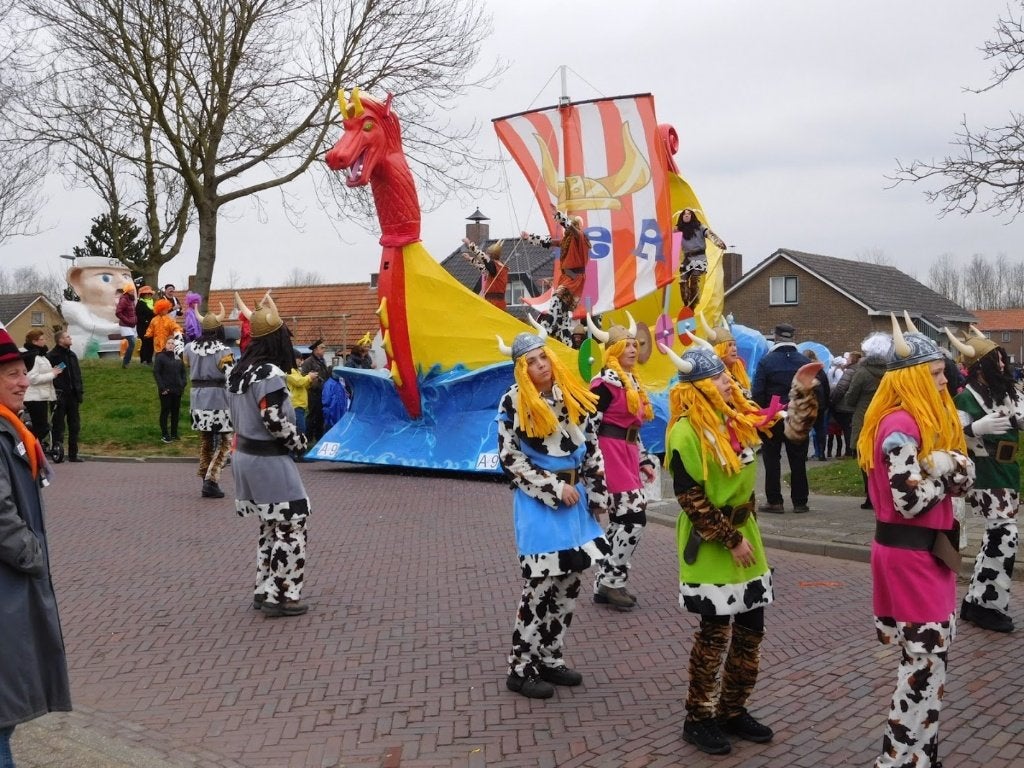 Loopgroep Vikingen, Kleding | Dames, Ophalen of Verzenden, Zo goed als nieuw, Carnaval, Kleding