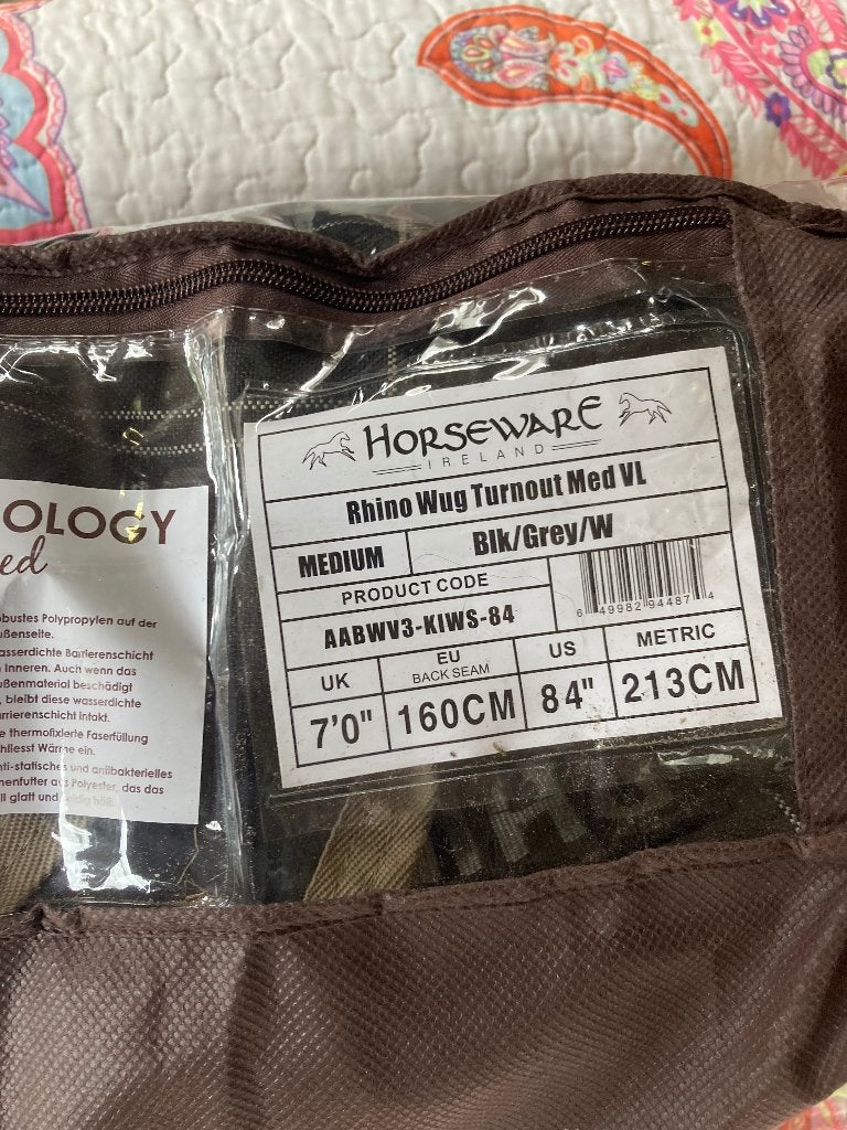 Horseware deken Rhino, Ophalen, 250 g, Zo goed als nieuw, Overige maten