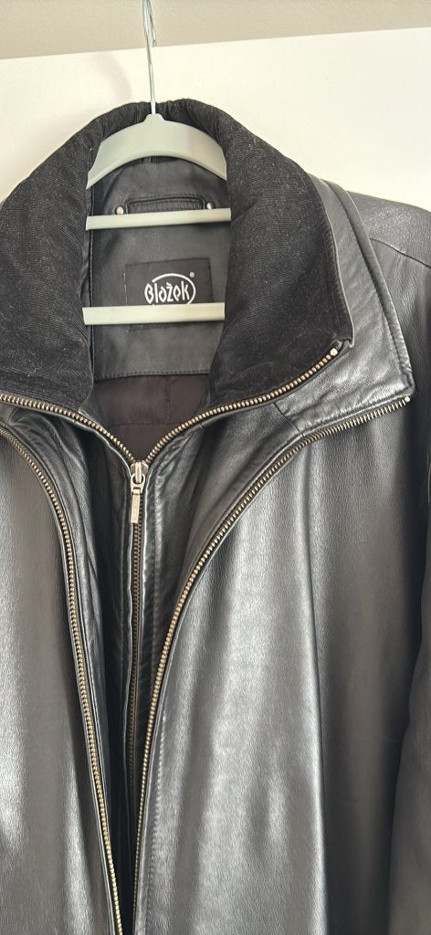 Heren jas echt leren bijna nieuw maat 54, Kleding | Heren, Jassen | Winter, Ophalen of Verzenden, Zo goed als nieuw, Maat 52/54 (L)