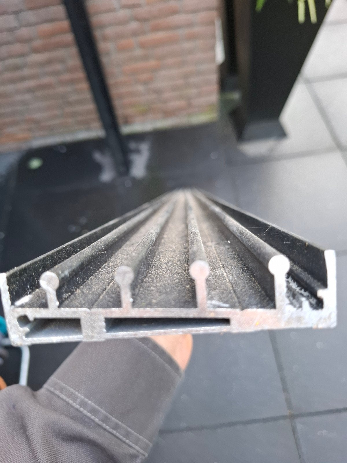 Rails glazen schuifwand (foravida)onder 170cm boven 154cm, Ophalen of Verzenden, Nieuw, Aluminium