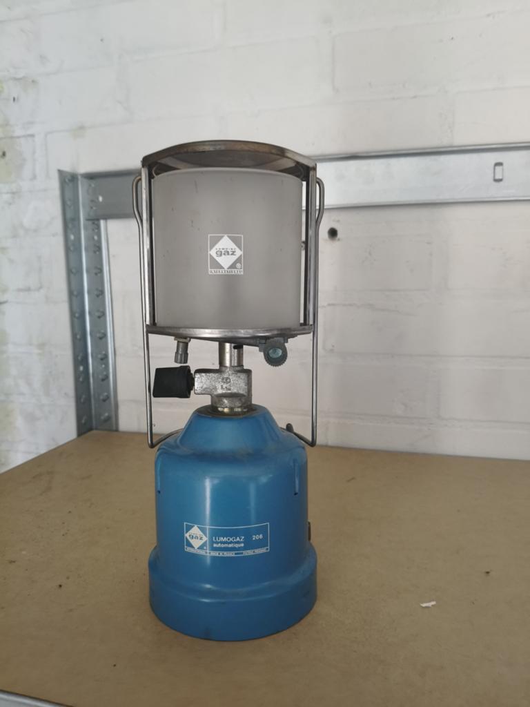 Campingaz Lumogaz 206 gaslamp - Vintage kampeerlamp, Caravans en Kamperen, Kampeeraccessoires, Ophalen, Gebruikt