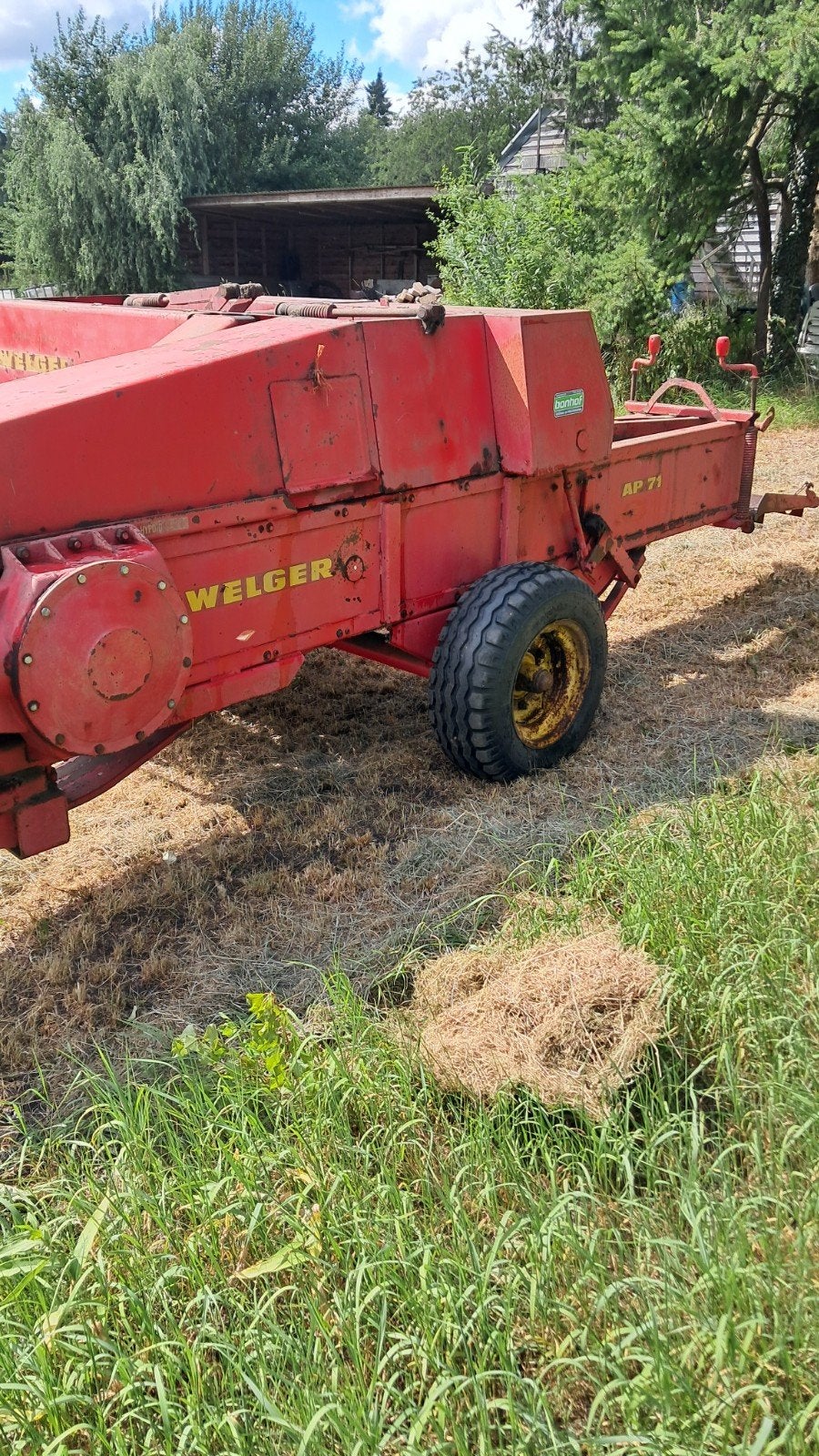 Welger Hooipers AP-71, Ophalen, Veehouderij, Oogstmachine