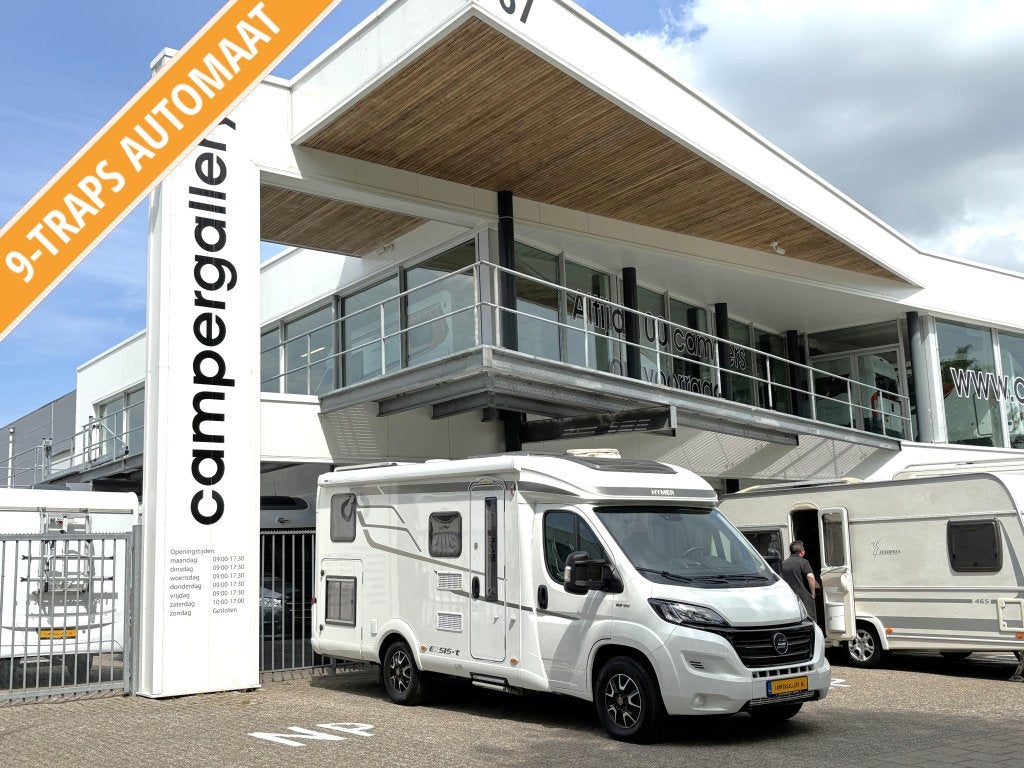 Hymer Exsis-T 474 9-TRAPS AUTOMAAT ENKELE BEDDEN XXL GARAGE, Caravans en Kamperen, Campers, Automaat, Winterisolatie, Standaard zit