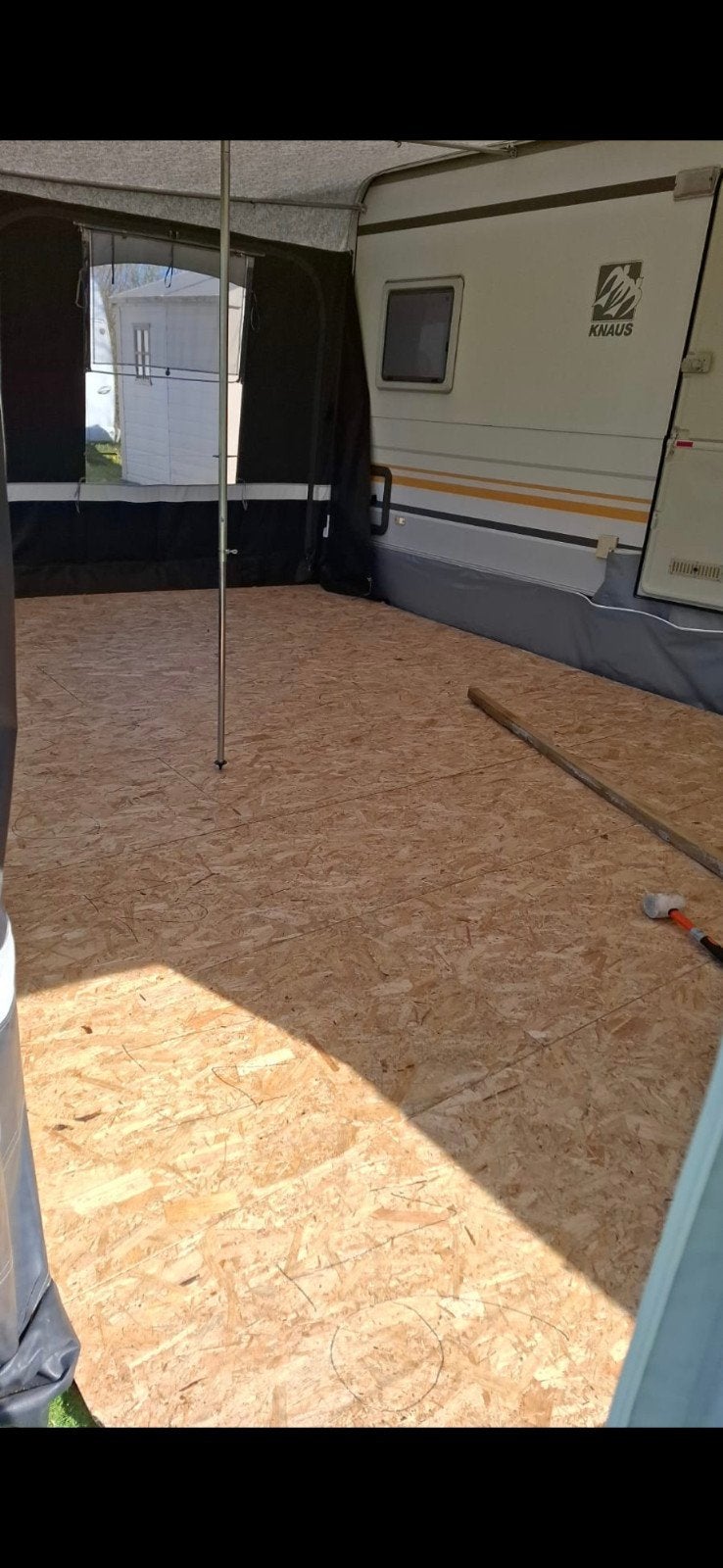 Houten vloer voor voortent - 3.50 x 5 meter, Ophalen