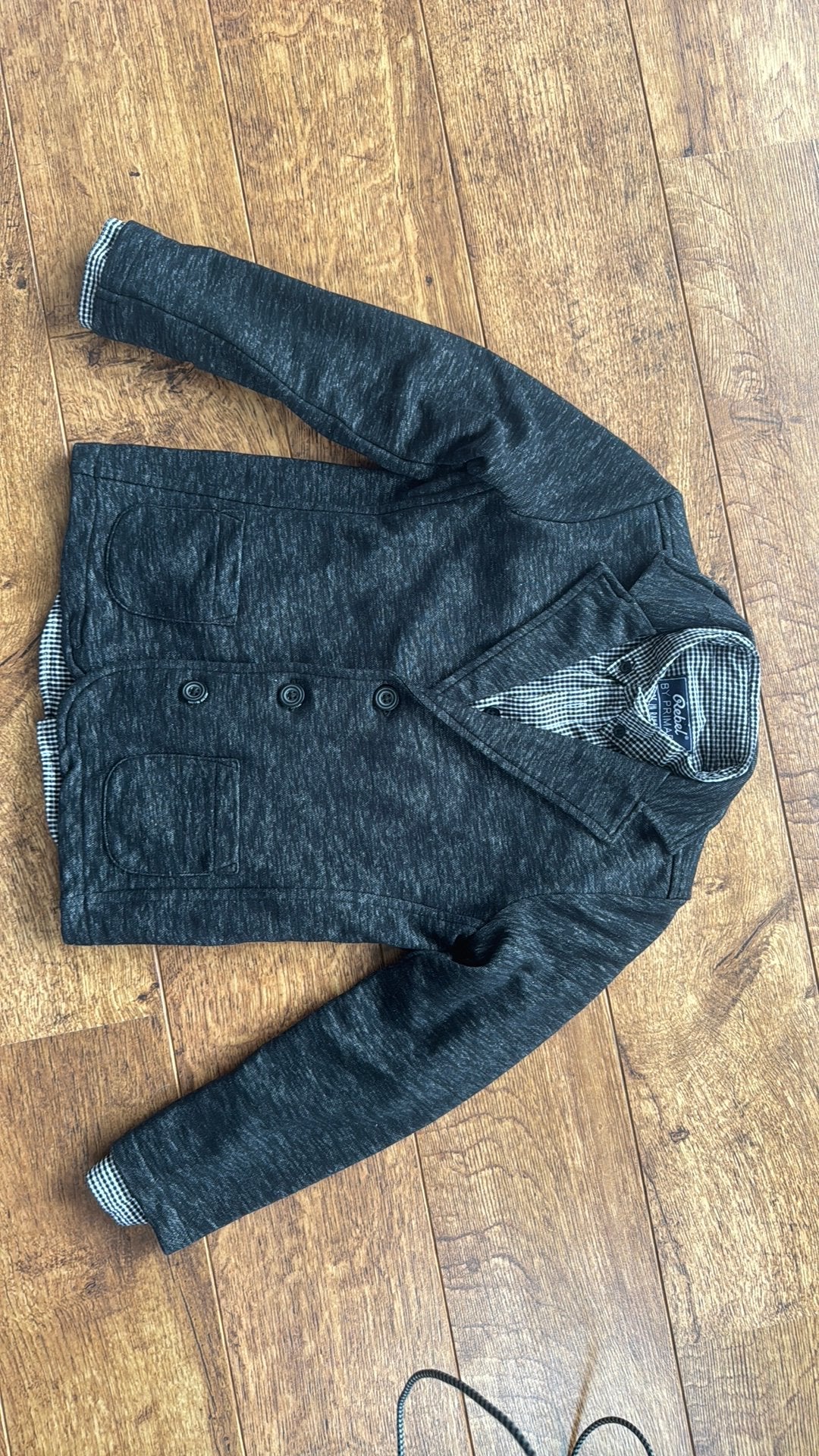 Blazer met overhemd 122, Ophalen of Verzenden, Zo goed als nieuw, Jongen, Overhemd of Blouse