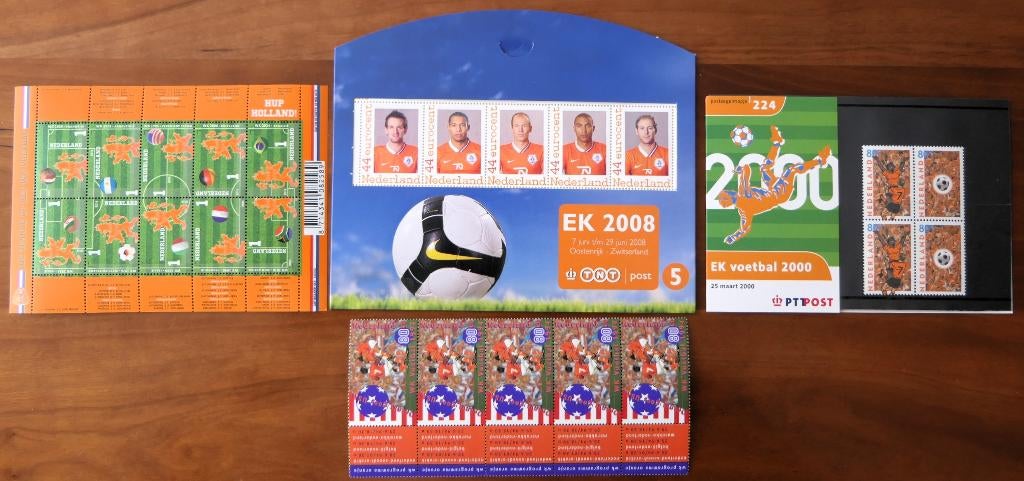 Postzegels tgv deelname aan EK en WK voetbal, postfris, Postzegels en Munten, Postzegels | Nederland, Ophalen of Verzenden, Na 1940