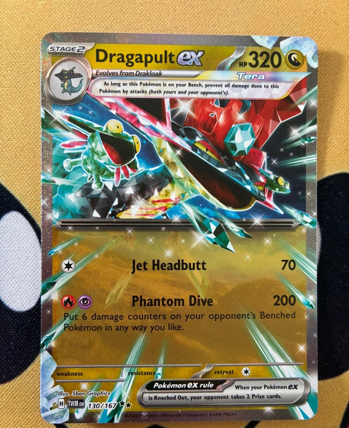 Dragapult ex 130/167 – Twilight Masquerade, Ophalen of Verzenden, Zo goed als nieuw