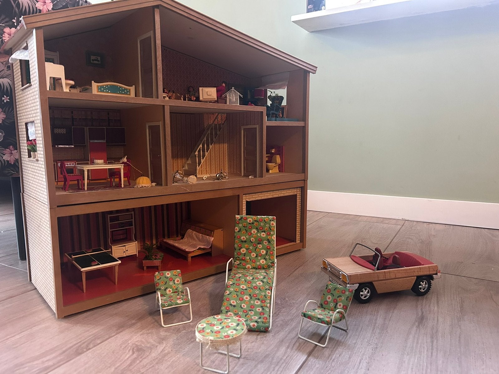 Lundby vintage poppenhuis, Ophalen, Gebruikt, Poppenhuis
