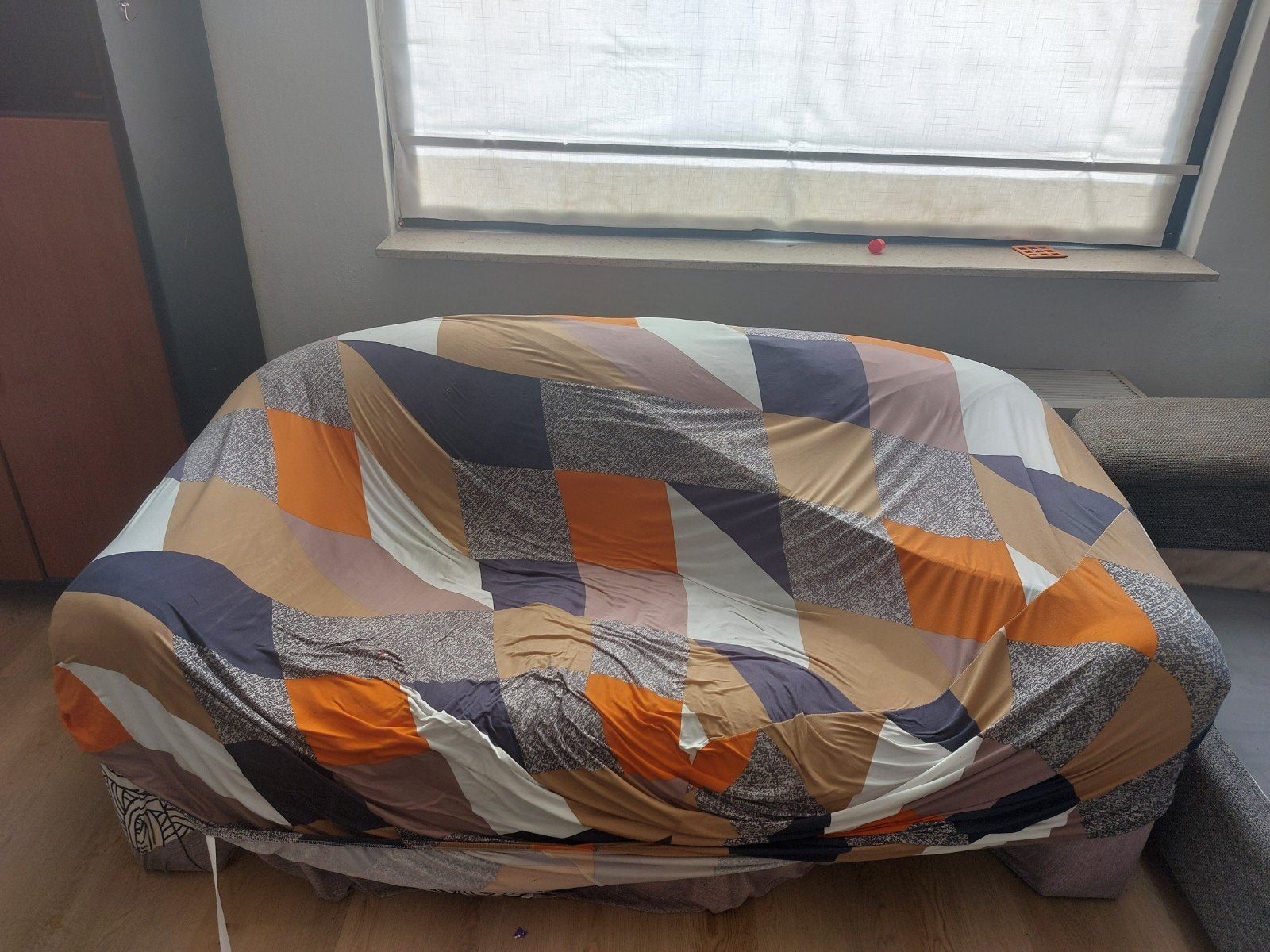 Comfortabele 3-zitsbank, Ophalen, Gebruikt