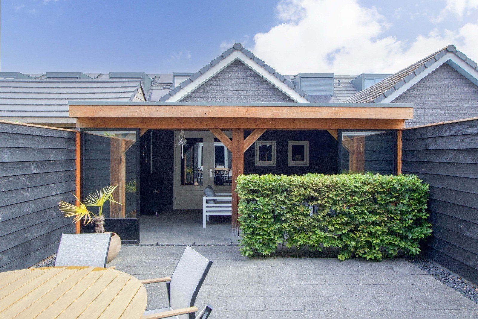 Gratis veranda (zelf demonteren vanaf 2e helft augustus), Tuin en Terras, Overkappingen, Ophalen, Gebruikt, Veranda