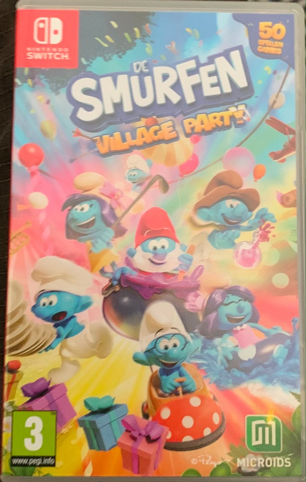 De Smurfen Village Party - Nintendo Switch, Met games, Ophalen of Verzenden, Zo goed als nieuw, Zonder controller