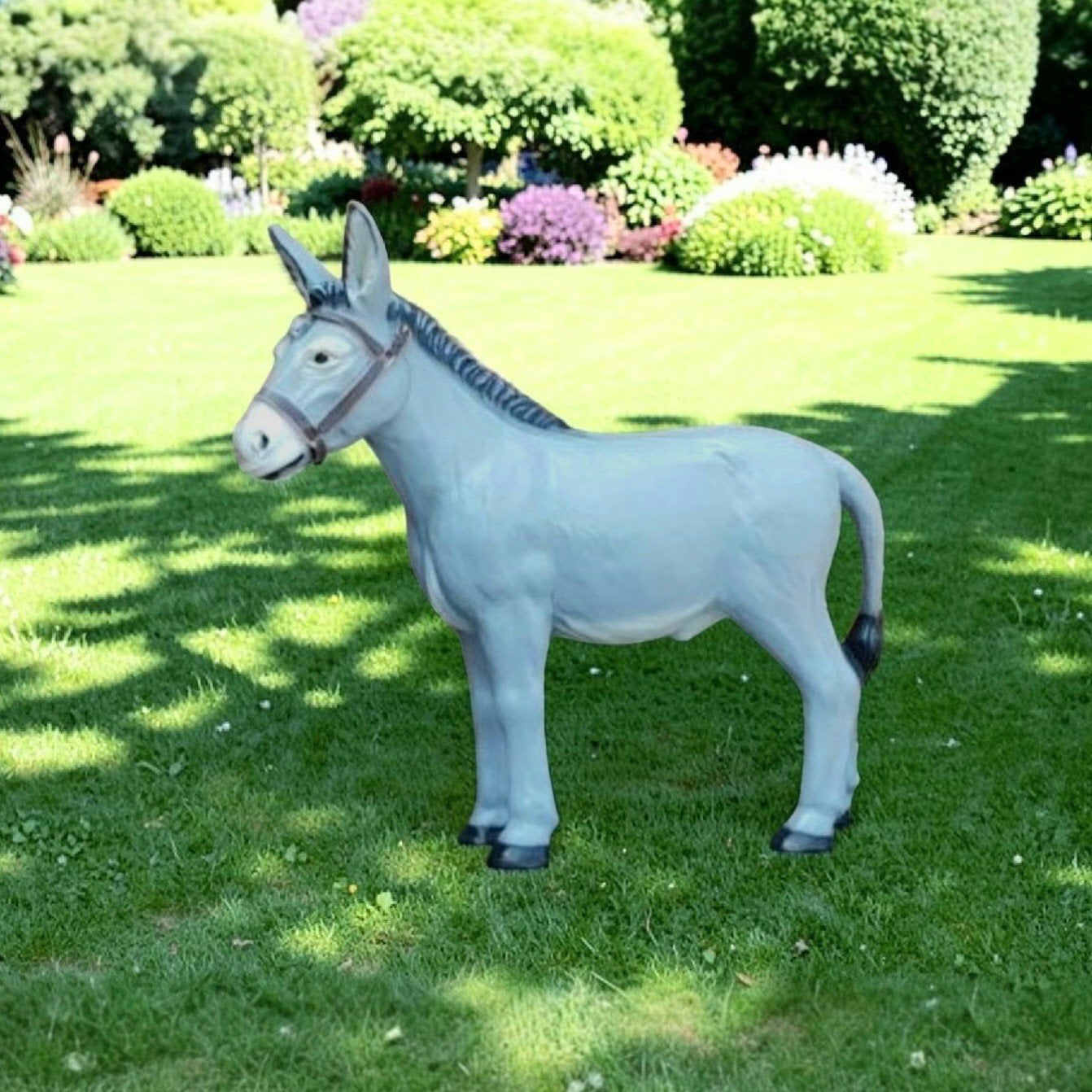 Ezel beeld, decoratiebeelden koeien, schapen, koe tuinbeeld, Ophalen, Nieuw, Boerderijdier, Beeldje of Figuurtje