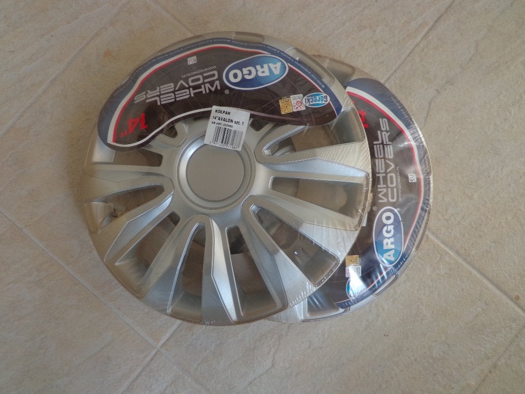 2 Wieldoppen PVC 14 Inch, Ophalen, Nieuw