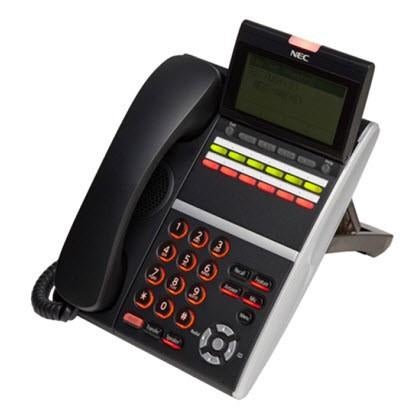 NEC DT800 ITZ-12D-3P BK 12-Button Black IP Digital Telephone, Verzenden, Gebruikt