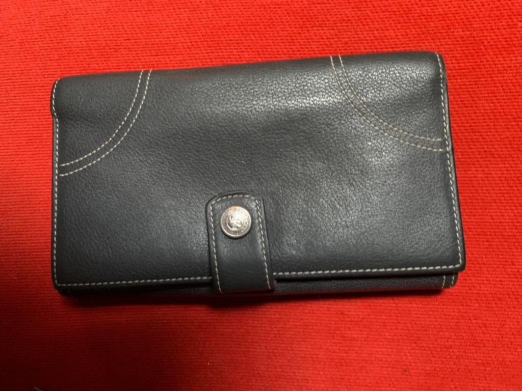 Longchamp Pertemonnee originele, Ophalen of Verzenden, Zo goed als nieuw, Grijs, Overige typen