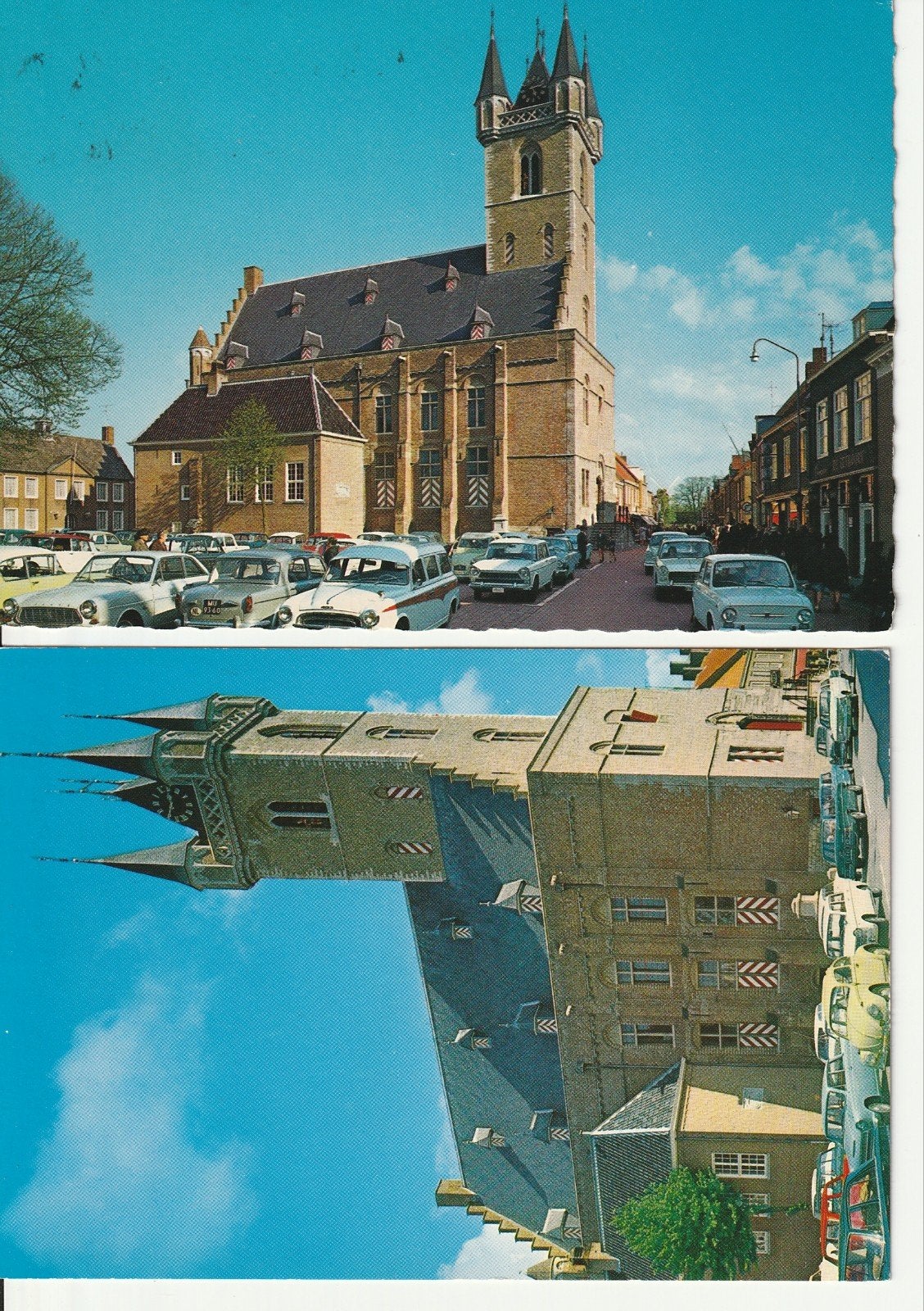 SLUIS STADHUIS VELE MOOIE AUTO'S VW FIAT PEUGEOT MERCEDES, Ophalen of Verzenden, 1960 tot 1980, Zeeland