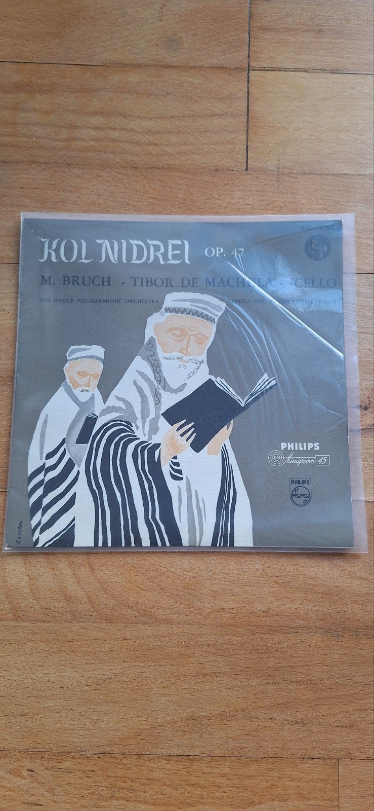 M. Bruch - Kol Nidrei Op. 47 - Tibor de Machula Cello, Gebruikt, Overige componisten, Soloconcert, 7 inch