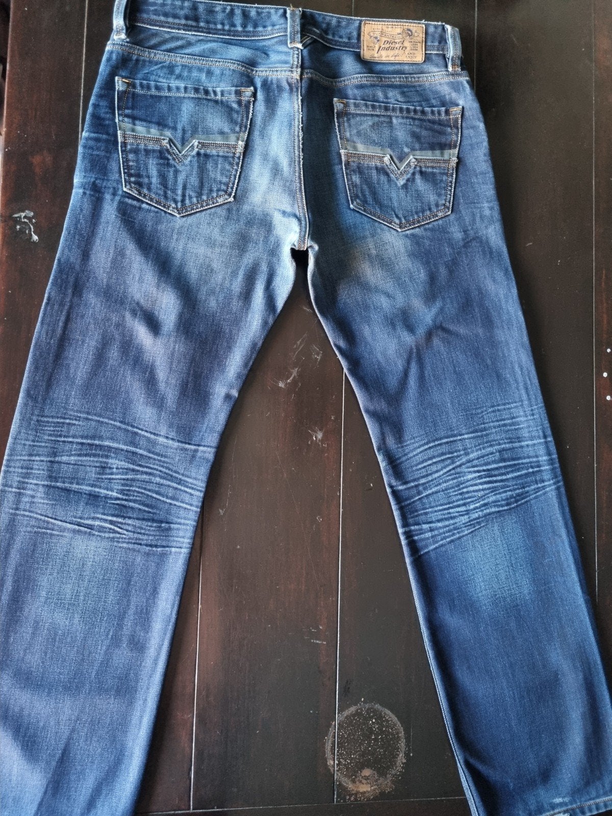 CLASSIC DIESEL LARKEE REGULAR STRAIGHT JEANS SIZE 34/32!!, Kleding | Heren, Diesel, Blauw, Ophalen of Verzenden, Zo goed als nieuw