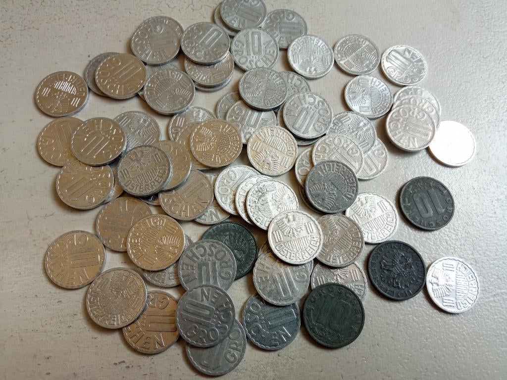 Oostenrijk lo 10 groschen., Ophalen of Verzenden, Oostenrijk, Setje