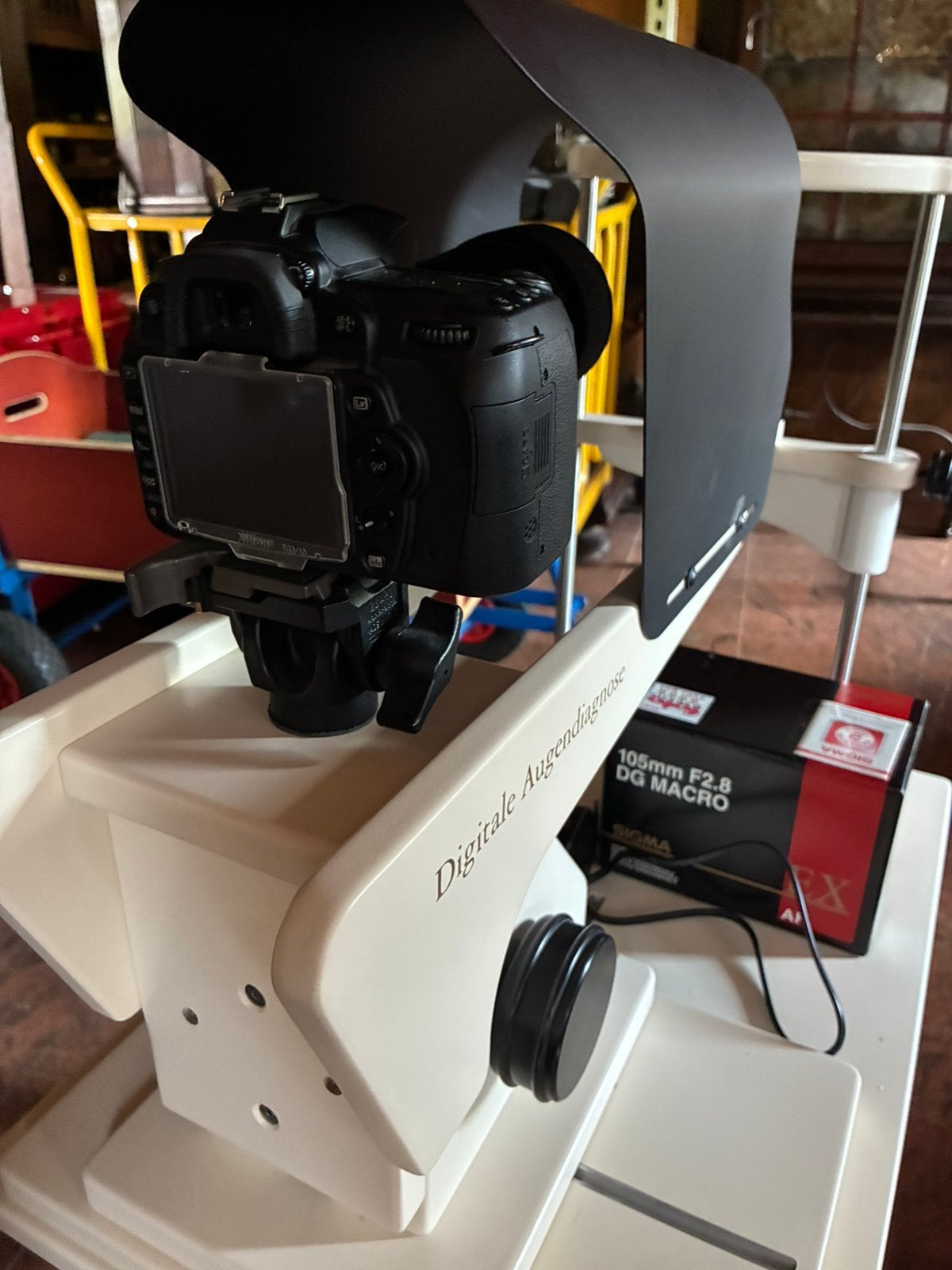Complete Professionele Iriscopie Set (Nikon + Sigma Macro), Audio, Tv en Foto, Optische apparatuur | Microscopen, Ophalen, Gebruikt